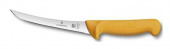 Нож кухонный Victorinox Swibo (5.8406.16) стальной обвалочный для мяса лезв.160мм прямая заточка оранжевый от магазина РЭССИ