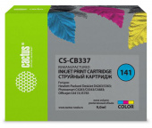 Картридж струйный Cactus CS-CB337 №141 многоцветный (9мл) для HP DJ D4263/D4363/D5360/DJ J5783/J6413 от магазина РЭССИ