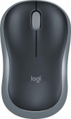 Мышь Logitech M185 черный/серый оптическая (1000dpi) беспроводная USB1.1 для ноутбука (2but) от магазина РЭССИ