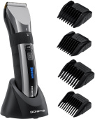 Машинка для стрижки Polaris PHC 3017RC Argan Therapy Pro черный/серебристый (насадок в компл:5шт) от магазина РЭССИ