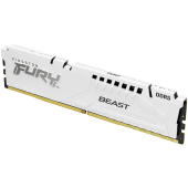 Память DDR5 16GB 6000MHz Kingston KF560C36BWE-16 Fury Beast White Expo RTL Gaming PC5-48000 CL36 DIMM 288-pin 1.25В dual rank с радиатором Ret от магазина РЭССИ