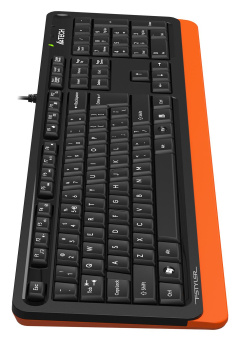 Клавиатура A4Tech Fstyler FKS10 черный/оранжевый USB от магазина РЭССИ