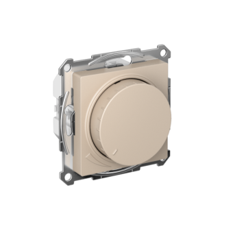 ATLASDESIGN СВЕТОРЕГУЛЯТОР (диммер) повор-нажим,  LED, RC, 400Вт, мех., ПЕСОЧНЫЙ от магазина РЭССИ