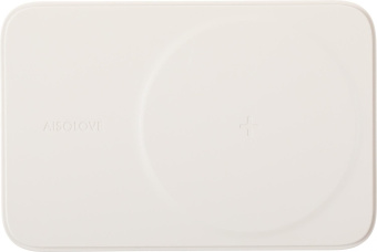 Мобильный аккумулятор Solove W12 5000mAh QC3.0/PD3.0 20W 3A USB-C беспров.зар. бежевый (W12 BEIGE RUS) от магазина РЭССИ