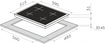 Газовая варочная поверхность Maunfeld EGHG.64.13STS-EBG бежевый от магазина РЭССИ
