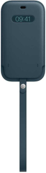 Чехол (футляр) Apple для Apple iPhone 12/12 Pro Leather Sleeve with MagSafe синий балтийский (MHYD3ZE/A) от магазина РЭССИ
