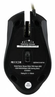 Мышь Оклик 765G SYMBIONT черный оптическая (2400dpi) USB (6but) от магазина РЭССИ