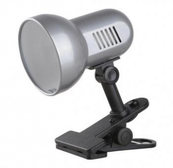 Светильник Camelion H-035 С03 (8274) настольный на прищепке E27 серебристый 40Вт от магазина РЭССИ