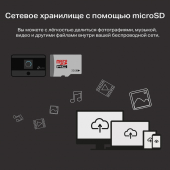 Роутер беспроводной TP-Link M7350 N300 3G/4G cat.4 черный от магазина РЭССИ