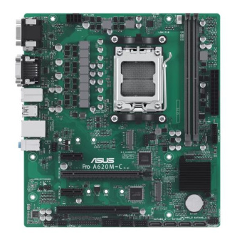 Материнская плата Asus PRO A620M-C-CSM SocketAM5 AMD A620 2xDDR5 mATX AC`97 8ch(7.1) GbLAN RAID+VGA+DVI+HDMI+DP от магазина РЭССИ