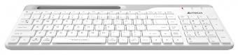 Клавиатура A4Tech Fstyler FBK25 белый/серый USB беспроводная BT/Radio slim Multimedia от магазина РЭССИ