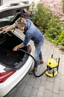 Строительный пылесос Karcher WD 3-18 S V-17/20 (уборка: сухая/влажная) желтый от магазина РЭССИ