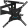 Картинка Кронштейн для телевизора Kromax DIX-19 черный 22"-65" макс.45кг настенный поворотно-выдвижной и наклонный от магазина РЭССИ Кронштейн для телевизора Kromax DIX-19 черный 22"-65" макс.45кг настенный поворотно-выдвижной и наклонный от магазина РЭССИ