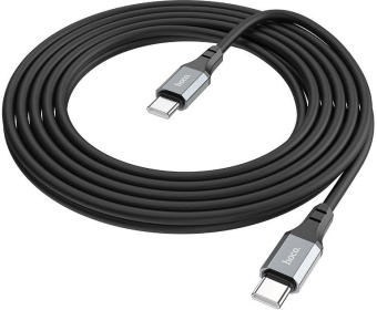 Кабель Hoco X92 Honest X92 HONEST TYPE-C TO TYPE-C USB Type-C-USB Type-C 3м черный коробка от магазина РЭССИ