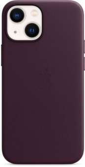 Чехол (клип-кейс) Apple для Apple iPhone 13 mini Leather Case with MagSafe темная вишня (MM0G3ZE/A) от магазина РЭССИ