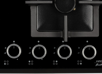 Газовая варочная поверхность Krona CALORE 60 черный от магазина РЭССИ