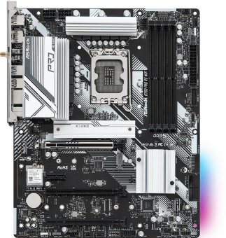 Материнская плата Asrock B760 PRO RS WIFI Soc-1700 Intel B760 4xDDR5 ATX AC`97 8ch(7.1) 2.5Gg RAID+HDMI+DP от магазина РЭССИ
