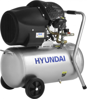 Компрессор поршневой Hyundai HYC 40250LMS масляный 400л/мин 50л 2200Вт серебристый/черный от магазина РЭССИ
