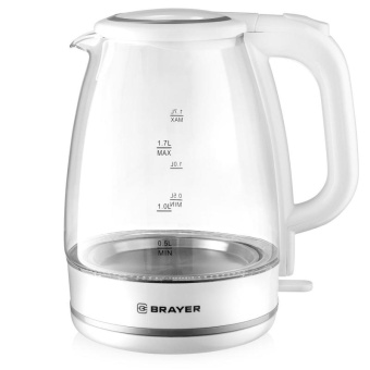 Электрический чайник BRAYER 2200 Вт 1.7 л BR1030WH от магазина РЭССИ