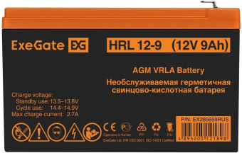 Батарея для ИБП Exegate EX285659 12В 9Ач от магазина РЭССИ