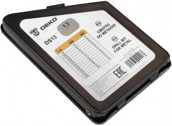 Набор сверл Deko DS13 (065-0544) по металлу (13пред.) для дрелей от магазина РЭССИ