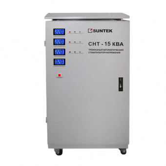 Трехфазный стабилизатор напряжения SUNTEK15000 от магазина РЭССИ