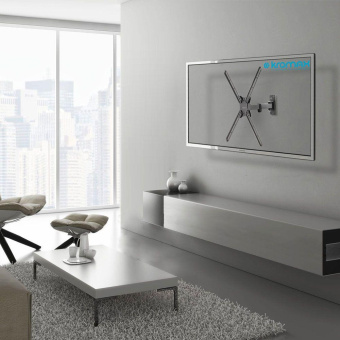 Кронштейн для телевизора Kromax CORBEL-6 черный 22"-65" макс.30кг настенный поворот и наклон от магазина РЭССИ