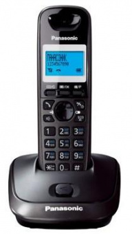 Р/Телефон Dect Panasonic KX-TG2511RUT темно-серый металлик/черный АОН от магазина РЭССИ