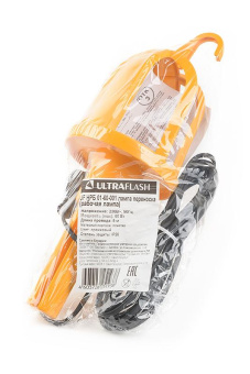 Светильник ULTRAFLASH НРБ 01-60-001 лампа-переноска 60Вт, 5м PK1 от магазина РЭССИ