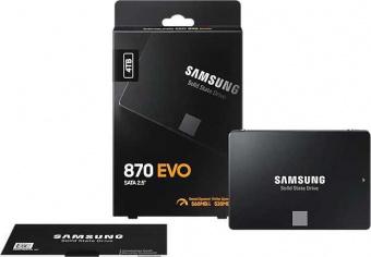 Накопитель SSD Samsung SATA III 4Tb MZ-77E4T0BW 870 EVO 2.5" от магазина РЭССИ