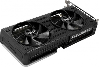 Видеокарта Palit PCI-E 4.0 PA-RTX3060Ti DUAL OC 8G V1 LHR NVIDIA GeForce RTX 3060Ti 8192Mb 256 GDDR6 1410/14000 HDMIx1 DPx3 HDCP Ret от магазина РЭССИ
