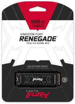 Накопитель SSD Kingston PCI-E 4.0 x4 500Gb SFYRSK/500G Fury Renegade M.2 2280 от магазина РЭССИ