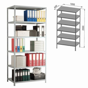 Стеллаж ПРАКТИК MS 200/100х60/6 S24199166602 от магазина РЭССИ