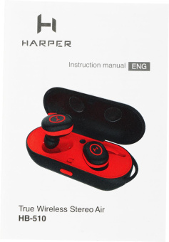Гарнитура внутриканальные Harper HB-510 черный беспроводные bluetooth в ушной раковине (H00002183) от магазина РЭССИ