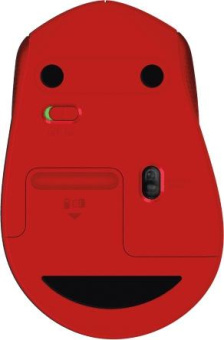 Мышь Logitech M331 Silent Plus красный оптическая (1000dpi) silent беспроводная USB (3but) от магазина РЭССИ