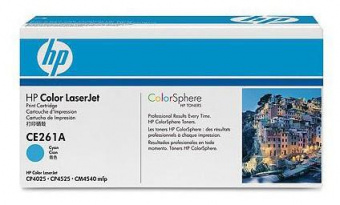Картридж лазерный HP 648A CE261A голубой (11000стр.) для HP CLJ CP4525 от магазина РЭССИ