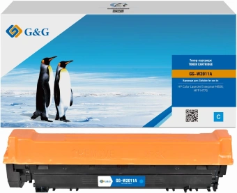 Картридж лазерный G&G GG-W2011A W2011A(659A) голубой (13000стр.) для HP CLJ Ent M856/MFP M776 от магазина РЭССИ