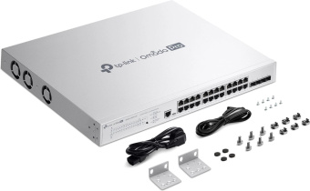 Коммутатор TP-Link Omada PRO S5500-24MPP4XF (L2+) 24x2.5Гбит/с 4xКомбо(10GBase-T/SFP+) 4SFP+ 16PoE+ 8PoE++ 500W управляемый от магазина РЭССИ