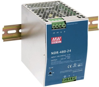 NDR-480-24, Блок питания, 24В,20А,480Вт от магазина РЭССИ