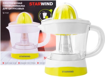 Соковыжималка цитрусовая Starwind SJ1121 30Вт рез.сок.:700мл. желтый/прозрачный от магазина РЭССИ