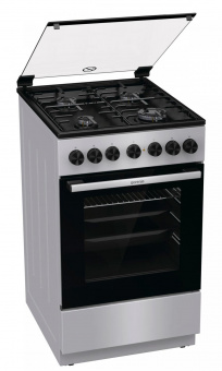Плита Комбинированная Gorenje GK5B40SH серебристый (стеклянная крышка) реш.сталь от магазина РЭССИ