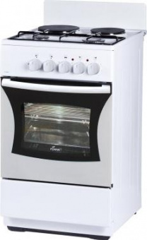 Плита Комбинированная Flama RK 2201 W белый (без крышки) реш.сталь от магазина РЭССИ