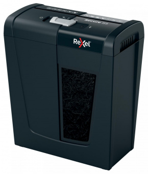 Шредер Rexel Secure S5 EU черный (секр.Р-2) ленты 5лист. 10лтр. скрепки скобы от магазина РЭССИ