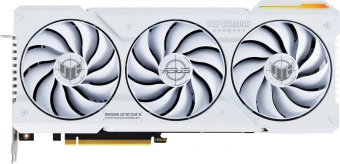 Видеокарта Asus PCI-E 4.0 TUF-RTX4070TIS-O16G-WHITE-GAMING NVIDIA GeForce RTX 4070TI Super 16Gb 192bit GDDR6X 2640/21000 HDMIx2 DPx3 HDCP Ret от магазина РЭССИ