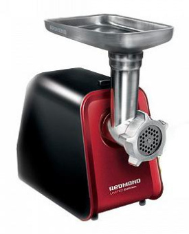 Мясорубка Redmond RMG-1250 1200Вт черный/красный от магазина РЭССИ