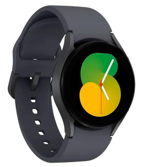 Смарт-часы Samsung Galaxy Watch 5 40мм 1.2" AMOLED корп.серый рем.серый (SM-R900NZAAMEA) от магазина РЭССИ