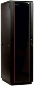 Шкаф серверный ЦМО (ШТК-М-42.8.10-1ААА-9005) напольный 42U 800x1000мм пер.дв.стекл задн.дв.спл.стал.лист 2 бок.пан. направл.под закл.гайки 550кг черный 855мм 134.6кг 180град. 2030мм IP20 сталь от магазина РЭССИ