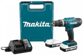 Дрель-шуруповерт Makita DF488DWAE аккум. патрон:быстрозажимной (кейс в комплекте) от магазина РЭССИ