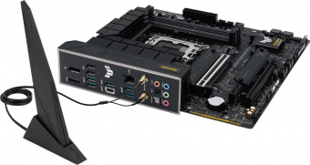 Материнская плата Asus TUF GAMING B760M-PLUS WIFI D4 Soc-1700 Intel B760 4xDDR4 mATX AC`97 8ch(7.1) 2.5Gg RAID+HDMI+DP от магазина РЭССИ