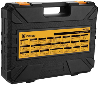 Набор инструментов Deko DKMT213 213 предметов (жесткий кейс) от магазина РЭССИ